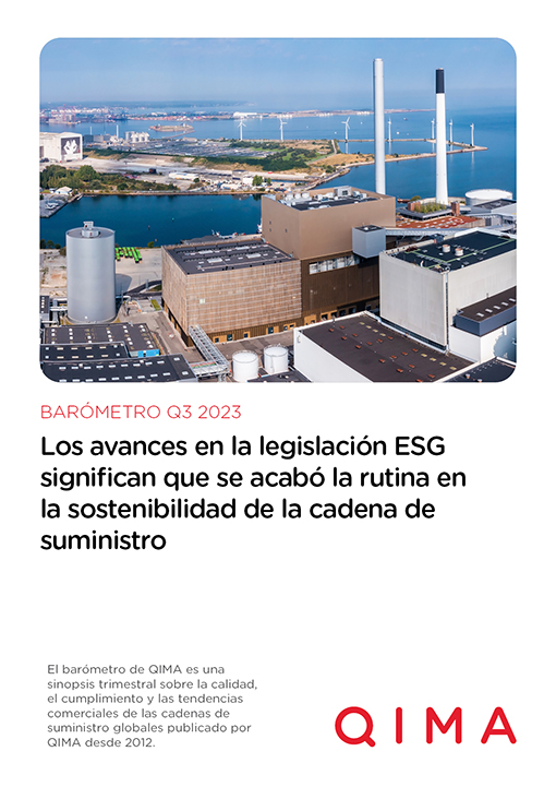 Barómetro Q3 2023: Los avances en la legislación ESG significan que se acabó la rutina en la sostenibilidad de la cadena de suministro