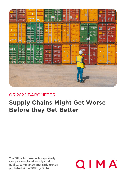 Q3 2022 BAROMETER Two-Thirds of Businesses Expect  Supply Chain Disruptions to Persist  or Worsen Before the End of Year